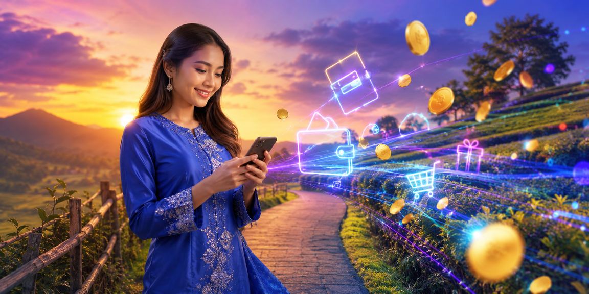 Pengguna Malaysia menggunakan telefon untuk log masuk ke akaun kasino sj410